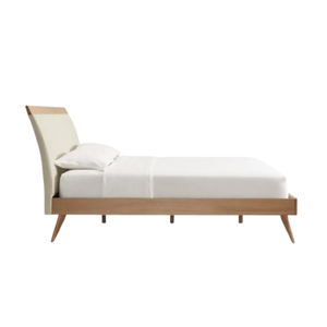 Cama Moderna de Madera Sólida para Hotel, con Cabecera Tapizada, Plataforma, Tamaño Personalizado para Dormitorio, Apartamento, Villa - Product Image 4