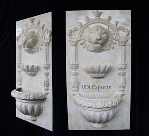 Fontaine murale VDI Exports Royal Lion Face, résistante aux intempéries, faite à la main, en résine de luxe, pour jardin et mariage - Product Image 2