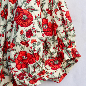 Beautiful floral Cotton <b>Block</b> <b>Printed</b> dress Dress For Casual wear Hand <b>Block</b> <b>Printed</b> Dress - Product Image 3