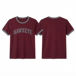 T-shirts décontractés pour femmes en spandex, couleur unie, personnalisables, col halter, coupe ample, avec patchs brodés, respirants, printemps/été - Product Image 3