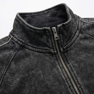 Men's Casual Acid Washed 2-Piece Plus Size <b>Tracksuits</b> Hooded Cotton Sweatshirt Pants Winter Hoodies Customized Color - Product Image 4