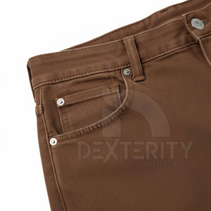 Pantalones Vaqueros de Hombre para Otoño/Invierno, Estilo Nuevo, para Uso en Exteriores, con Botones, Lavados, de la Mejor Calidad, Color Sólido, a Precio Económico - Product Image 6