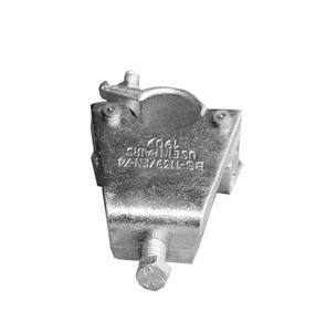 Pince de serrage pour poutre de 48,3 mm en acier doux forgé de type britannique moderne, pivotante fixe, pour échafaudage, galvanisée argentée Vaishnav - Product Image 4