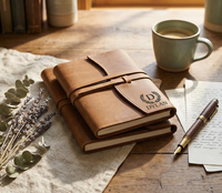 Carnet en cuir personnalisé, carnet rechargeable gravé, cadeau d'entreprise personnalisé, cadeau de remerciement pour les employés, cadeau d'affaires