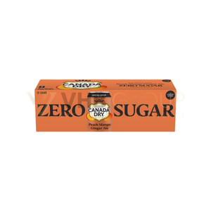 Bebida Energética CANADA DRY Sabor Durazno, Mango y Jengibre, Sin Azúcar, 355 ml, Origen Canadá - Product Image 3