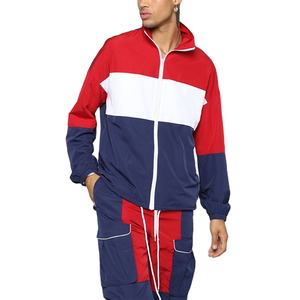 Mode personnalisée, vêtements solides coupe-vent en molleton de coton 100%, survêtements pour hommes, service OEM, sport d'hiver à bon prix - Product Image 2