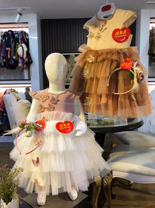 ชุดเดรสทำจากขนสัตว์ลายผีเสื้อสำหรับเด็กแฟนซีทุกวัยรวมถึงงานคาดผมลายดอกไม้สำหรับงานปาร์ตี้ฤดูใบไม้ผลิ - Product Image 6