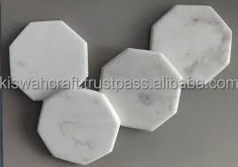 Classic American Premium Eco-friendly <b>Marble</b> <b>Coasters</b> 4 Inch Octagonal Customized Color Stylish Home Decoration Accessories Mats - Product Image 4