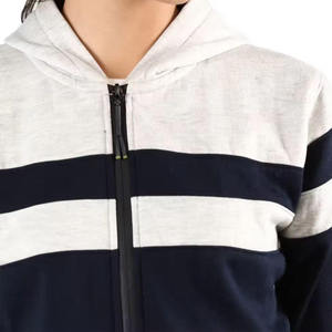 Conjunto Deportivo con Capucha para Mujer de la Mejor Calidad, Diseño Color Block, Cierre de Cremallera, Manga Larga, Ropa Casual de Otoño, Sudadera con Bolsillos Laterales - Product Image 5