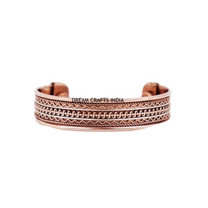 Pulsera de cobre de gran tamaño para artritis, brazalete de alta calidad para aliviar el dolor, joyería de Metal Unisex para venta al por mayor - Product Image 1