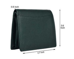 2026 New Fashionable 100% Genuine Leather Material Black Color Multi Card Holder <b>Wallets</b> For Professional And Travel Accessories - Product Image 3