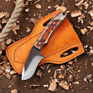 มีด EDC แบบใบตายติดปลอก Nordic Forge รุ่นสั่งทำพิเศษ ขนาด 6 นิ้ว ด้ามจับแบบ Full Tang สำหรับแล่เนื้อ ตั้งแคมป์ ล่าสัตว์ ผลิตจากเหล็ก 12c27 เกรดอุตสาหกรรม - Product Image 1