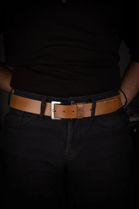 High Quality OEM Men's Genuine Leather <b>Pin</b> Alloy Buckle Belt Wholesale 2026 for Men Stylish Design Casual Jeans Custom Logo - Product Image 2