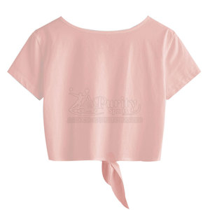 T-shirt court à manches courtes pour femme, léger, tendance été, en vente en ligne - Product Image 2