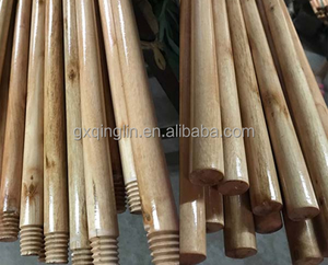 Manici per Scope in Legno di Eucalipto Colore Naturale 120cm Diametro 20-25mm Qualità Primo Strato - Product Image 2