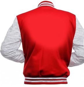 LUXE ATTIRE INDUSTRY Custom Wool Windproof Stand Collar Winter Varsity <b>Jacket</b> Letterman <b>Baseball</b> <b>Jacket</b> <b>Men</b> Women Cotton Lining - Product Image 2