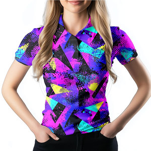 Polos de Golf Modernos y Transpirables para Mujer, Tejido Ligero de Alto Rendimiento para el Campo de Golf, Moda Casual y Uso Diario - Product Image 5