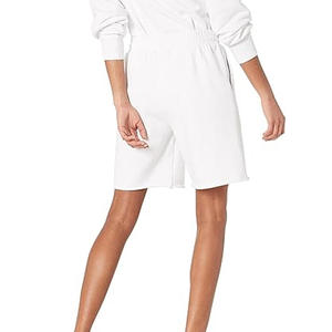 Nouveau short décontracté en coton contrastant pour femme, taille haute, idéal pour l'été, la rue et la gym - Product Image 4