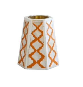 Portavelas con Incrustaciones de Hueso, Diseño de Hoja, Ecológico, Hecho a Mano, Personalizado, para Navidad o Cumpleaños, de Alta Calidad y al Mejor Precio - Product Image 2