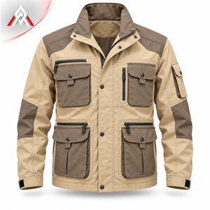 Contemporary <b>Men</b>’s Utility <b>Field</b> <b>Jacket</b> Featuring Practical Storage Soft Interior And Strong Fabric For Everyday Outdoor Wear - Product Image 1