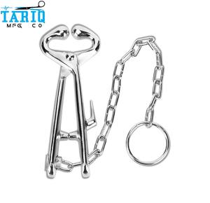 Pinza Nasal Reutilizable de Acero Inoxidable para Ganado, Herramienta de Control de Animales Grandes, TARIQ MFG CO. - Product Image 1