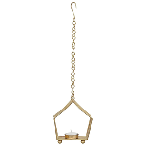 Supports de bougies chauffe-plat suspendus en métal avec trois coupelles pour bougies chauffe-plat, pour la décoration de Noël et des fêtes à la maison - Product Image 4