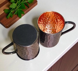 Taza de Acero Inoxidable Ecológica Hecha a Mano para Beber, Tradicional, para el Hogar, Cocina, Hotel, Restaurante y Bar - Product Image 1