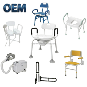 Asiento de Ducha Personalizable, Seguro y Cómodo para Personas Mayores, Silla de Inodoro Minimalista para Discapacitados, Seguridad en el Baño Clase I - Product Image 1