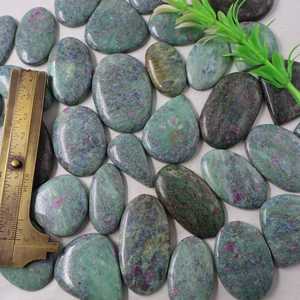 Piedras Preciosas de Cuarzo Natural de Alta Calidad para Joyería, Anillos Bohemios con Juego de Colores en Corte Cojín/Pera - Product Image 2