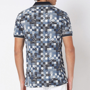 Chemise décontractée slim fit pour homme, tricotée, écologique, avec poche, imprimée par transfert thermique, anti-plis, designs personnalisés OEM professionnels - Product Image 2