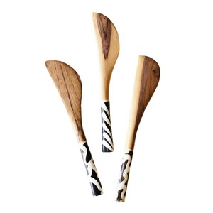 Natural <b>Wood</b> & Resin <b>Spoon</b> | Decorative Handmade <b>Cooking</b> <b>Spoon</b> - Product Image 1