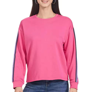 เสื้อยืดแขนยาวผู้หญิงรุ่นใหม่ ผ้าฝ้าย 100% 220 กรัม ระบายอากาศได้ดี เป็นมิตรกับสิ่งแวดล้อม ขายส่ง รับสกรีนโลโก้ เสื้อยืดผู้หญิง - Product Image 1