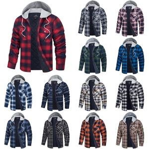 Custom Unisex Hooded Canvas <b>Jacket</b> Winter Warm Coat Autumn Patchwork Eco-Friendly Waterproof Streetwear Casual - Product Image 6