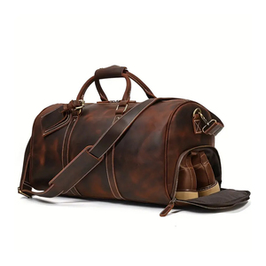 Bolsa de Lona de Piel Vacuna con Diseño de Bolsillo, Nueva Llegada, Bolsa de Hombro Moderna Personalizada de Cuero PU y Piel Vacuna - Product Image 2