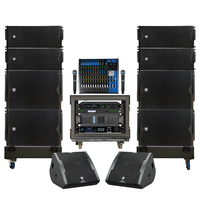 Système de sonorisation Line Array passif double 10 pouces mono LS3(4+4+2) Série LA 700W/500W XLR/Speakon Garantie 3 ans Boîtier en bois Simple 18 pouces