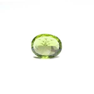 Premium 6.7 Carat Peridot Loose Gemstone Oval Cabochon for Fine Jewelry - Product Image 2