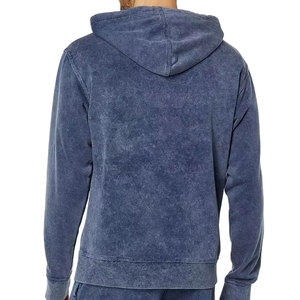 Sudaderas con Capucha Estilo Acid Wash a Precio de Fábrica, Venta al Por Mayor, Logotipo Personalizado, Hechas de Algodón, Sudaderas Básicas para Hombre - Product Image 2