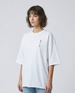 Oversized 100% Cotton T-Shirt Men Women Drop Shoulder O-Neck Plain Dyed Tee Unisex Summer Style Loose Fit <b>TShirts</b> Men Women - Product Image 4