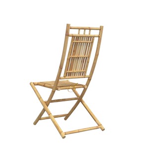 Chaise pliante contemporaine en bambou pour l'extérieur, idéale pour les événements, les mariages, les hôtels, écologique et faite à la main - Product Image 4