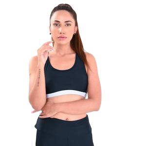 Sujetador de Yoga transpirable antiolor sin costuras súper caliente espalda cruzada almohadilla extraíble de talla grande Spandex/poliéster ropa de gimnasio - Product Image 1