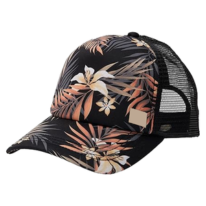 Color Blocking Trucker <b>Cap</b> Adjustable Mesh Back Breathable Unisex Baseball Hat <b>Winter</b> Casual Style 6-Panel Design Common Canvas - Product Image 2