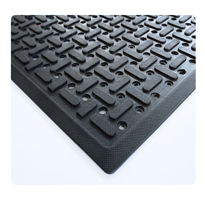 Tapis en caoutchouc industriel pour cuisine, commercial, antidérapant, drainant, creux - Product Image 1