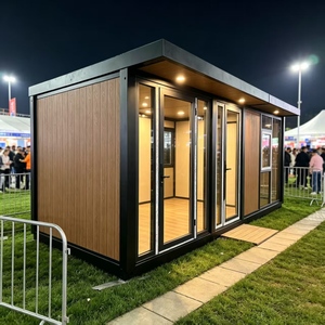 Maison conteneur pliable préfabriquée moderne et respirante 20FT, module de vie extensible à double aile, design Mid-Century Modern - Product Image 2