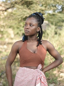 Handmade Terracotta Cotton Cross Halter Neck <b>Top</b> Boho <b>Festival</b> Crop <b>Top</b> Breathable Summer Cotton Bralette <b>Festival</b> <b>Top</b> - Product Image 1