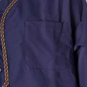 Latest Design Elegant Muslim <b>Men's</b> Embroidery Customizable Three Quarter Modest Cotton <b>Thobes</b> Islamic Fashion Turkish <b>Thobes</b> - Product Image 2