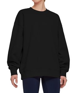 Impression numérique sur silicone, col rond ample, 320G, 100% coton, style pull, coupe ample vintage, doux - Product Image 4