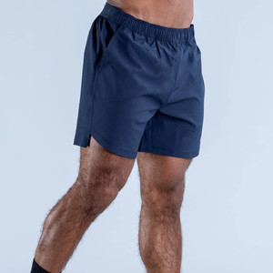 Pantalones Cortos Deportivos Azules para Hombre, Más Vendidos, de 6 Pulgadas de Largo, Ligeros, Transpirables, con Cintura Elástica Personalizada, para Gimnasio y Entrenamiento - Product Image 1