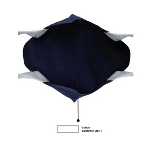 กระเป๋าผ้าแคนวาสลายเรียบง่ายรักษ์โลก ใช้ซ้ำได้ ราคาประหยัด - Product Image 3
