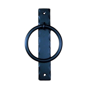 Pomo de puerta de hierro forjado a mano con diseño moderno y elegante, acabado con recubrimiento en polvo, para realzar la entrada principal, también apto como tirador de gabinete. - Product Image 4