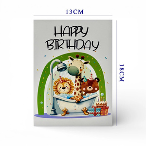 ของขวัญขายดีที่สุด การ์ดป๊อปอัพงานเลี้ยงวันเกิด การ์ดอวยพร 3 มิติ ทำมือจากกระดาษ การ์ดป๊อปอัพยอดนิยม ดีไซน์สั่งทำได้สำหรับวันเกิด - Product Image 5